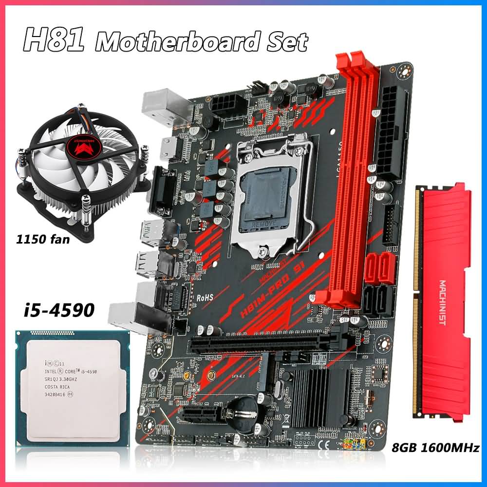 Buy Machinist H Motherboard Set Kit With Intel Core I Online