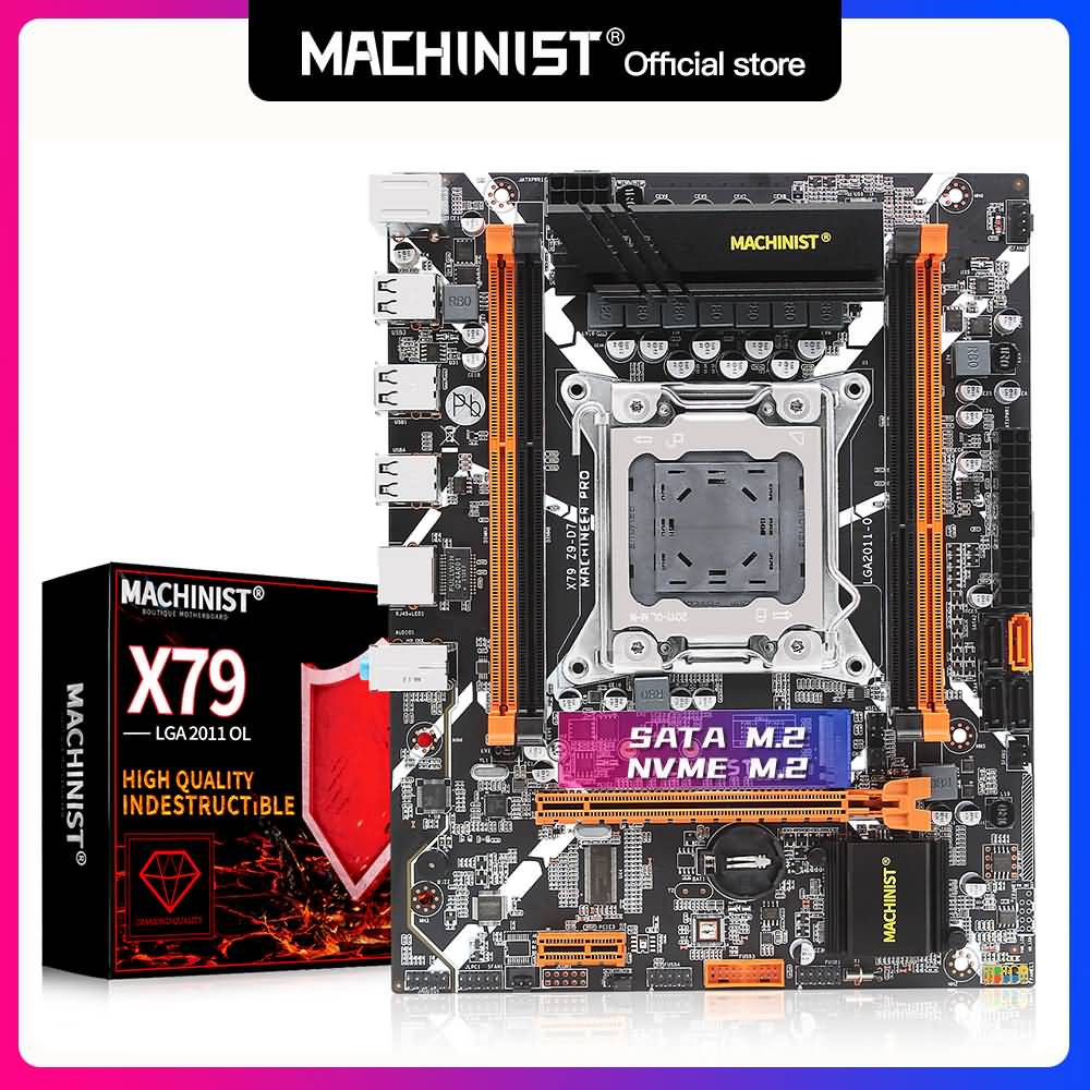 Buy Machinist X79 Lga 2011 Motherboard Kit Set With Intel Xeon E5 2650 V2 Cpu Ddr3 16gb 4 4gb