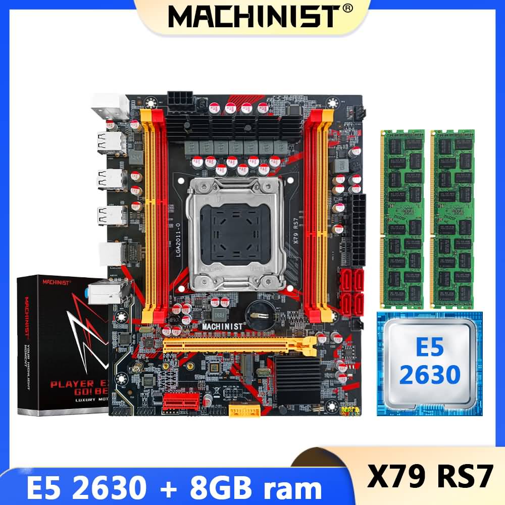 Buy Machinsit X79 Lga 2011 Motherboard With Xeon E5 2630 Cpu And 8gb Ddr3 Ram Online